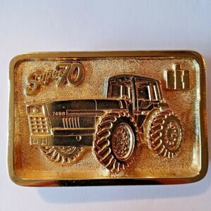 International IH 7488 Super 70 Series Tractor Minneapolis MN S/N 970 Belt Buckle